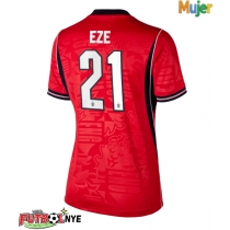 Camiseta Inglaterra Eberechi Eze #21 Visitante Equipación para mujer Mundial 2026 manga corta